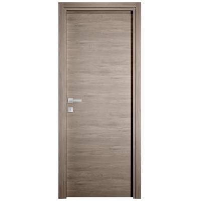 Bloc-porte pleine BERING décor gris galet Hui.72 à 100 mm - 204 x 93 cm - gauche poussant - Gedimat - SOGAL