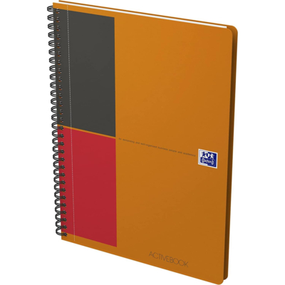 Cahier International Activebook B5 Ligné 6mm 160 Pages Couverture Polypro - Oxford