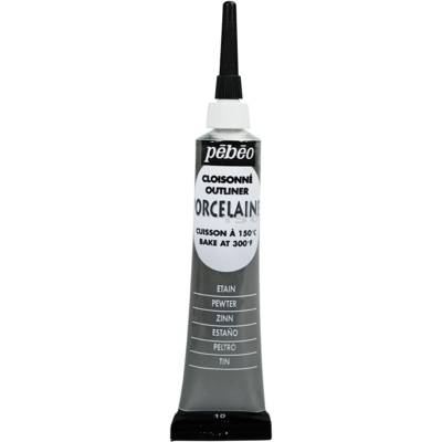 Tube 20ml Peinture Acrylique P150 Outliner Cloisonné ETAIN - PÉBÉO
