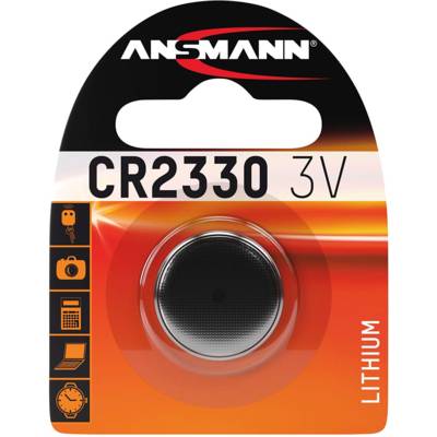 Pile Bouton Lithium CR2330 3,0 Volt - ANSMANN