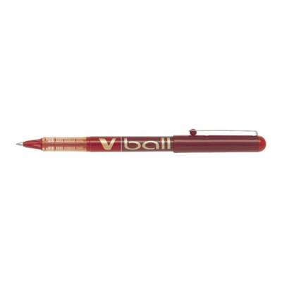 Stylo roller V Ball VB7 encre liquide Pointe métal Moyenne Rouge - PILOT