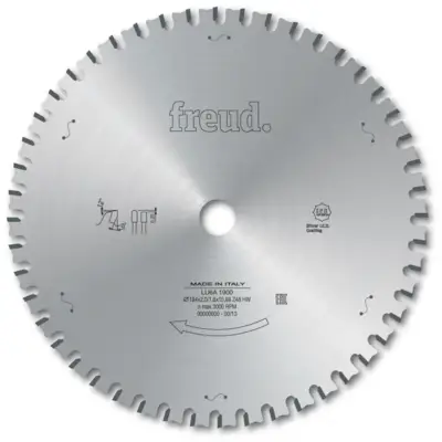 Lame de coupe à sec pour métaux ferreux FREUD - Ø300 2,6/2,2 AL30 Z80 TD - F03FS05360 -LU6A 1800