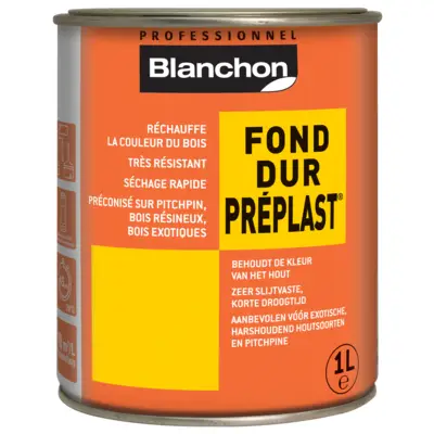 Fond dur preplast incolore 1L - BLANCHON - 04101214