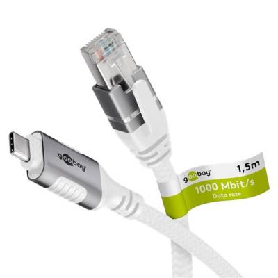 Câble Ethernet USB-C™ 3.1 vers RJ45, 1,5 m - GOOBAY
