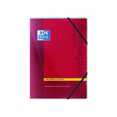 Cahier professeurs collège / lycée A4 72 pages (1 relevé Note + 1 Suivi des Cours) - OXFORD