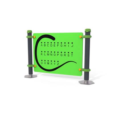 Panneau ludique- Alphabet en Braille - Husson