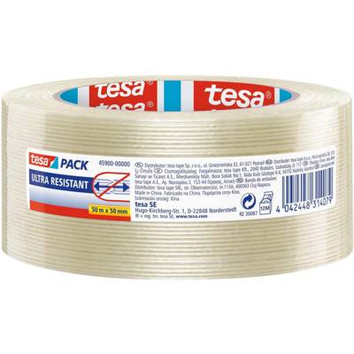 Ruban Adhésif d'Emballage Monofilament 50 m x 50 mm Transparent Ultra resistant - TESA