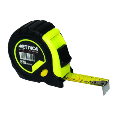 Mètre à ruban 3 stop - 8 m x 25 mm - METRICA - 38658NH