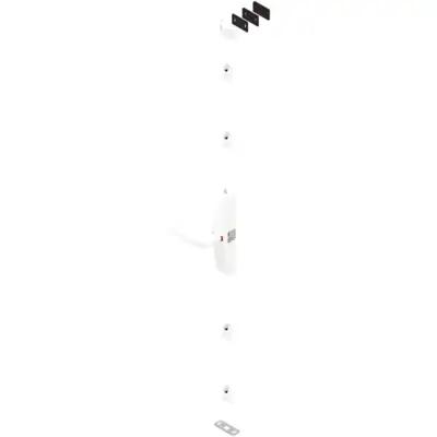 Crémone pompier dualis rotative blanc - CROISEE DS - DS7211-785 - LA CROISEE DS