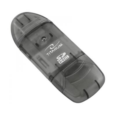 Lecteur de Cartes TA101K SDHC USB 2.0 Noir - TITANUM