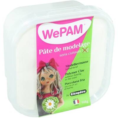 Pâte de modelage 145 ml en Pot Hermétique BLANC - CLÉOPÂTRE