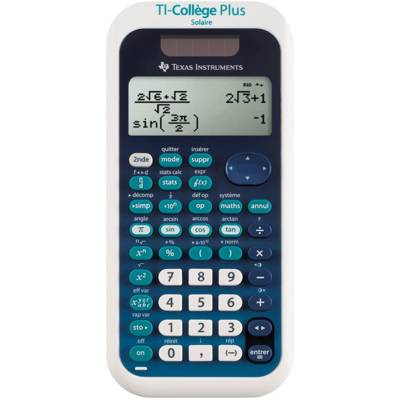 Calculatrice TI-Collège Plus Solar - TEXAS INSTRUMENTS
