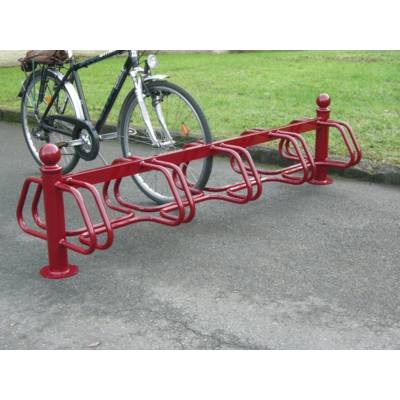 Support cycles Tourmalet boule double 10 places - Support vélos coloris variable