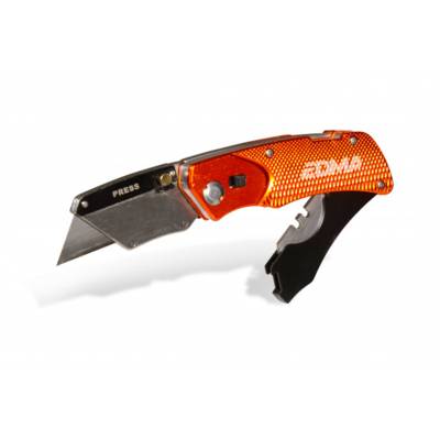 Couteau cutter pliable avec étui de rangement - Gedimat - EDMA