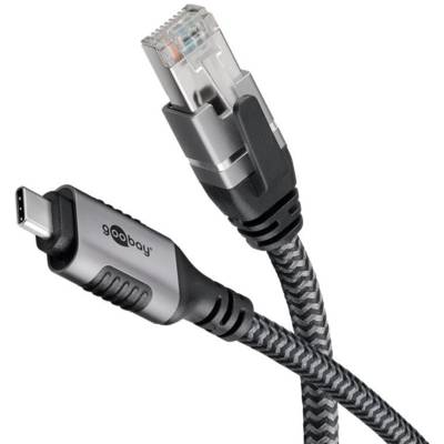 Câble Ethernet USB-C™ 3.1 vers RJ45 5 m Connexion Directe Routeur / Modem ou switch - GOOBAY