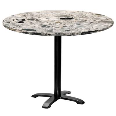 Table pied noir Ø110cm cepp - intérieur - RestooTab