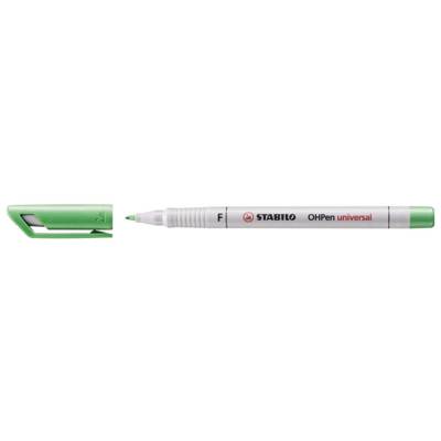 Feutre pour films OHPen universal, soluble, pointe moyenne (1mm) - vert - STABILO