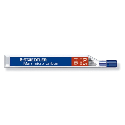 Etui de 12 mines "Mars micro carbon" 0,5 mm HB - STAEDTLER