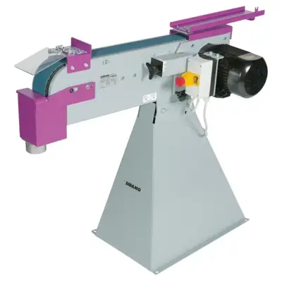 Ponceuse à bande SIDAMO BG753 - 2200W TRI - Avec socle - 20105028 - SIDAMO SA