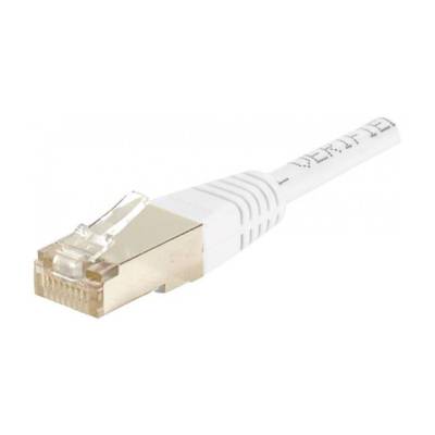 Cordon patch RJ45 F/UTP CAT5e Blanc 0,30 M - DEXLAN