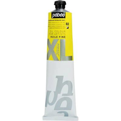 Tube 200ml Peinture Huile Fine Studio XL Jaune Cadmium Primaire - PÉBÉO
