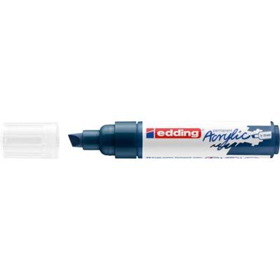 Marqueur acrylique large 5000 bleu nuit élégant 5-10 mm - EDDING