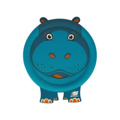 Flying Hippo Disque de Lancer Freesbee Bleu 22 cm - SUNFLEX