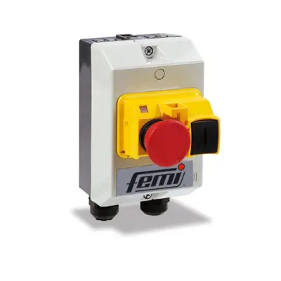 Tableau de commande + Interrupteur d'arrêt d'urgence FEMI tourets 450-750 Watt mono - 7800207 - FEMI FRANCE