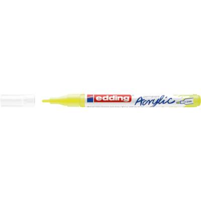 Marqueur acrylique fin 5300 jaune fluOrescent 1-2 mm - EDDING