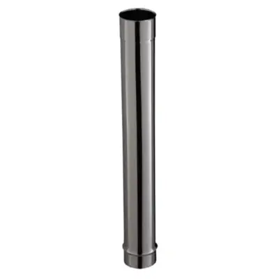 Tuyau inox 304 soudé 1000 Ø130 L.1000-130 SOI POUJOULAT - 52130705 - CHEMINEES POUJOULAT