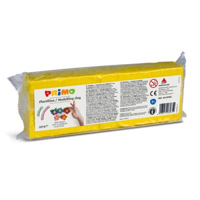 Bloc Pâte à Modeler 550 g. Jaune Primaire 210 - PRIMO