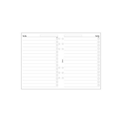 Recharge "To Do" format A5 Blanc - FILOFAX