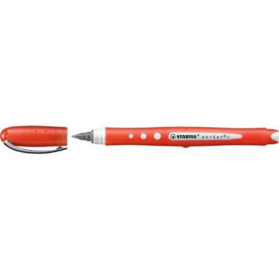 Roller WORKER Colorful Encre Liquide 100% Grip Tracé 0,5 mm rouge - STABILO