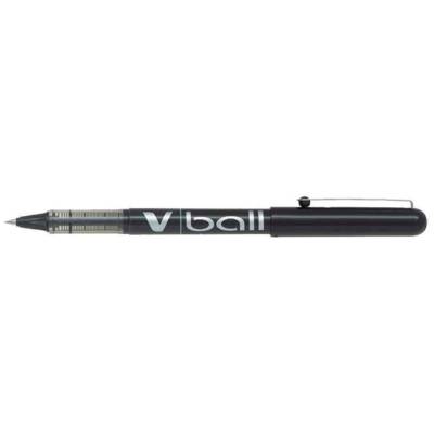 Stylo roller V Ball VB5 Encre liquide Pointe métal Fine Noir - PILOT