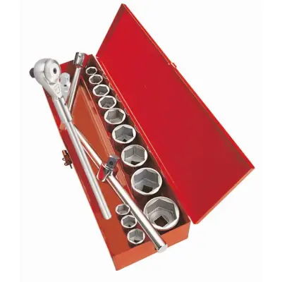 Coffret douilles et accessoires 3/4 - 17 outils SAM - 78CH16 - SAM OUTILLAGE