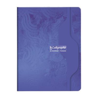 Cahier Piqué 17x22 cm Grands Carreaux 96p 70g Couverture Carte Aléatoire - Calligraphe