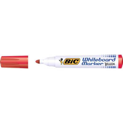 Marqueur tableau blanc effaçable à sec 1701 ECOLUTIONS Pointe Ogive Large Rouge - BIC