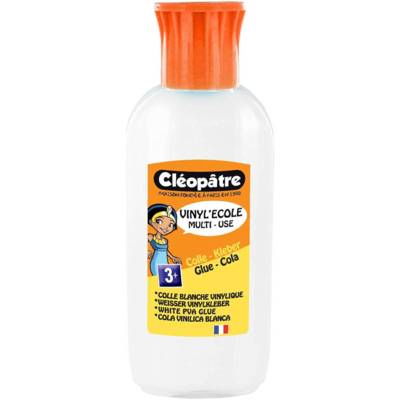 Colle Vinylique blanche "Vinyl'école" en 100g - CLÉOPÂTRE