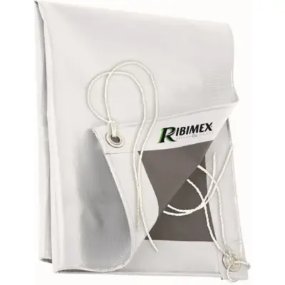 Bâche blanche PVC 5x8 m 300 g/m2 - RIBIMEX - PRB30005X08 - Maxoutil