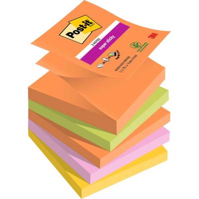 Bloc-note adhésif Super Sticky Z-Notes, 76 x 76 mm - Post-it