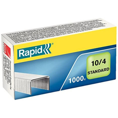 Boîte de 1000 Agrafes N° 10/4 mm Galva - Rapid
