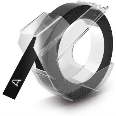 Ruban 3D 9 mm x 3 m Noir Brillant - DYMO
