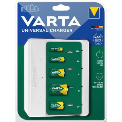 Chargeur Universal Charger, non équipé, blanc - VARTA