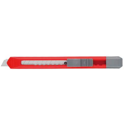 Cutter plastique avec blocage de Lame 9 mm Coloris aléatoire - WONDAY