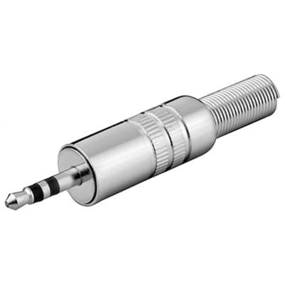 Fiche Jack - 3,5 mm - Stéréo fiche jack 3,5 mm (3 broches, stéréo) - GOOBAY