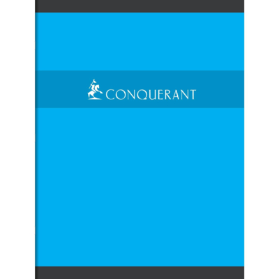 Cahier Piqué 24 x 32 cm 96 Pages 70g petits carreaux Coloris Aléatoire - Conquérant