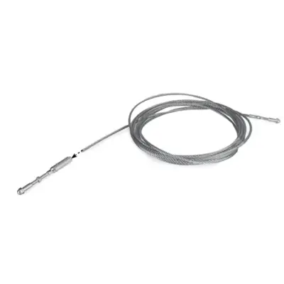 Kit câble Ø6 mm Longueur 3 m INDIA - KC0063