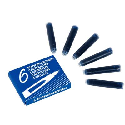 Etui de 6 Cartouches d'Encre Internationales Bleu Effaçable - SIGN