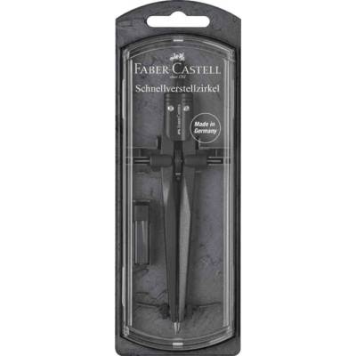 Compas à réglage rapide STREAM Diam 34 cm Noir - FABER-CASTELL