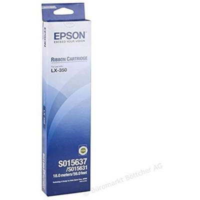 Ruban d'impression noir pour LX350/LX300/+/+II -S015637/S015631 - EPSON